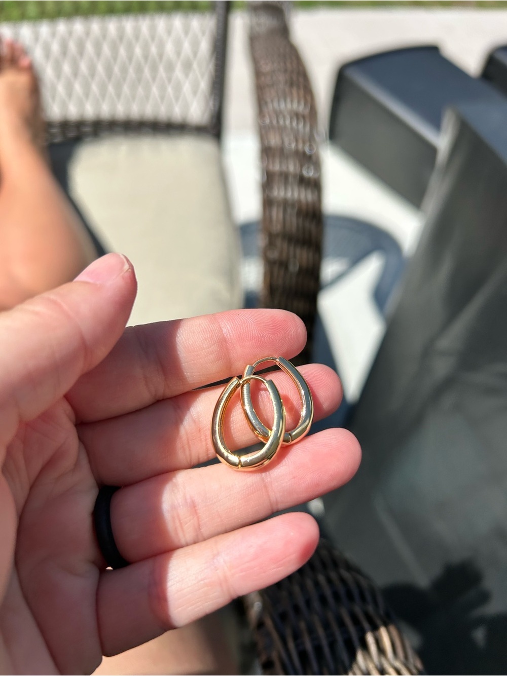 4/$50 Gold Hoop Huggie Earrings - Classic Small Hoops